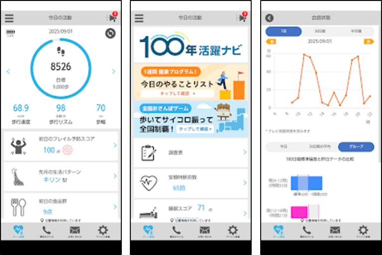 『アプリを活用した高齢者の健康づくり推進事業』に関する連携協定の締結についてのサムネイル画像